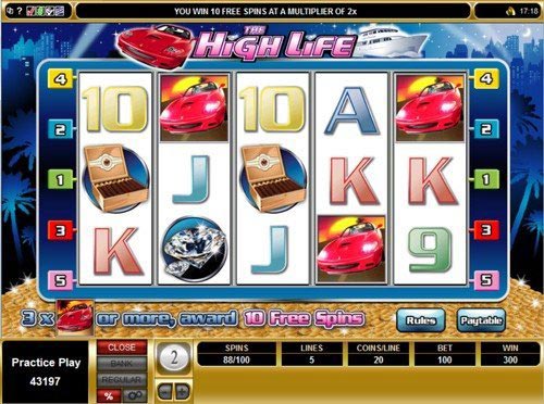 The High Life Slot Free Spins Feature