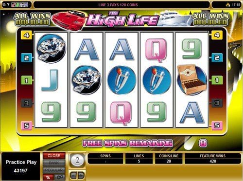 The High Life Slot Bonus Free Spins