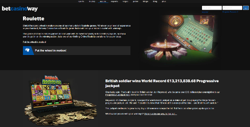 Betway Casino Games