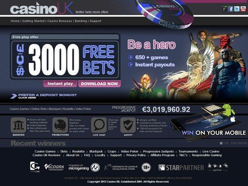 Casino UK Home