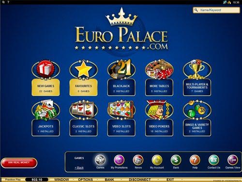 Euro Palace Casino Lobby