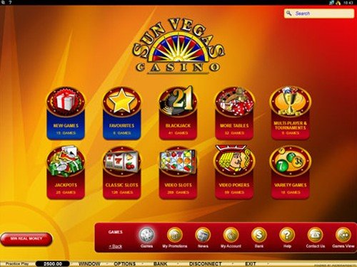 Sun Vegas Casino Lobby