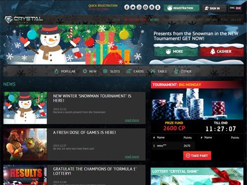 Crystal Casino News