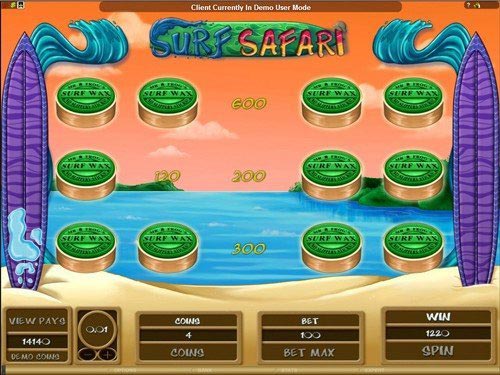 Surf Safari Slot Bonus Game