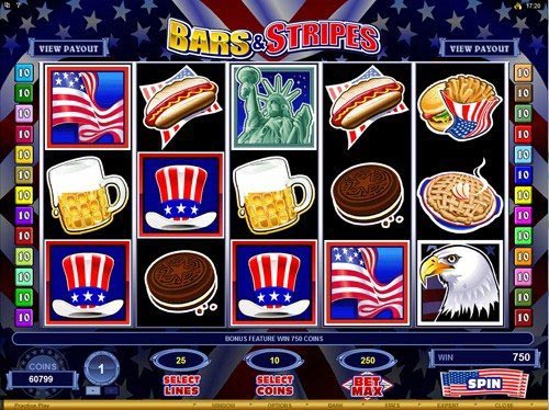 Bars and Stripes Slot Base Game