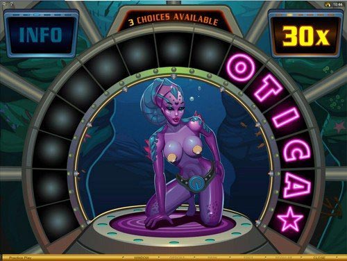 Sneak a Peek Planet Exotica Slot Bonus Game