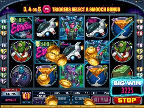 Sneak a Peek Planet Exotica Slot Big Win