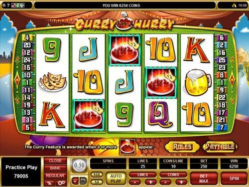 Curry in a Hurry Slot Bonus Win