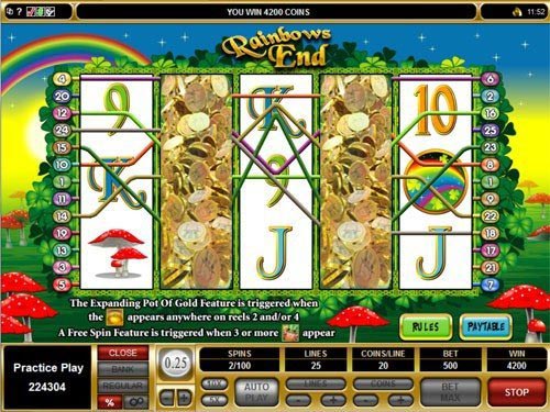 Rainbows End Slot Big Win