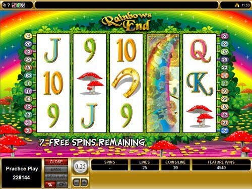 Rainbows End Slot Free Spins