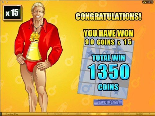Sneak a Peek Hunky Heroes Slot Bonus Win