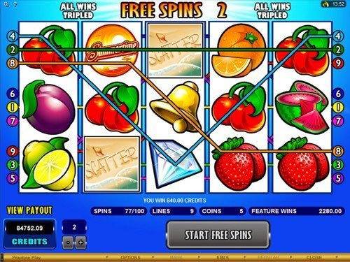 Summertime Slot Free Spins