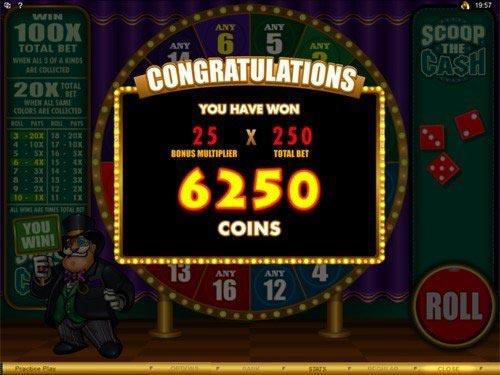 Scoop the Cash Slot Bonus Win