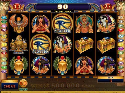 Throne of Egypt Slot Bonus Win