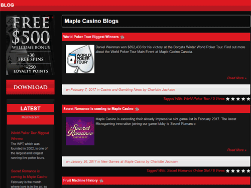 Maple Casino Blog