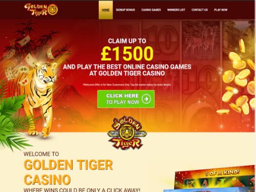 Golden Tiger Casino Home