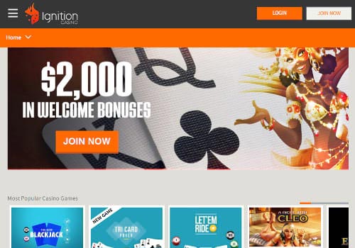 Ignition Casino Home