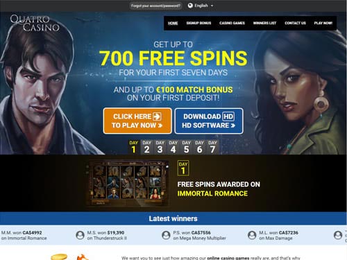 Quatro Casino Home