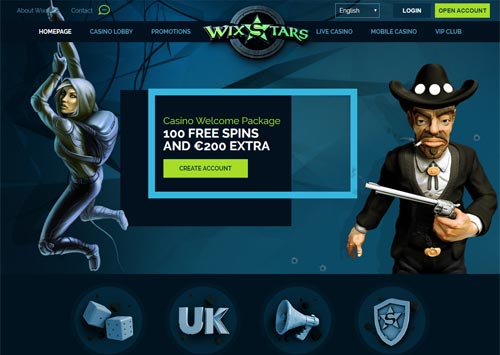 Wixstars Casino Home