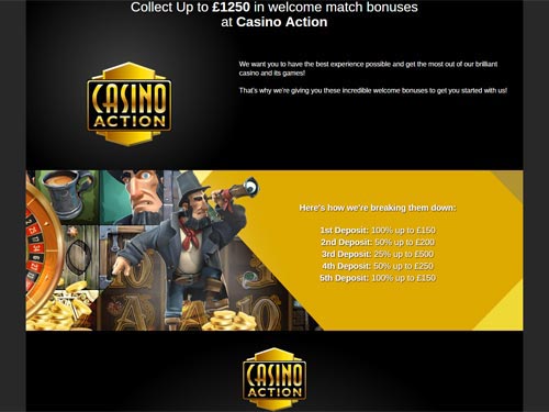 Casino Action Sign Up Offer