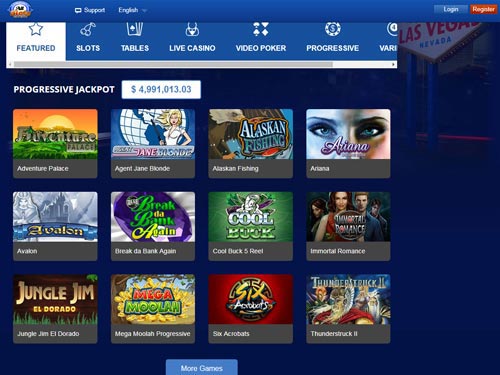 All Slots Casino Lobby