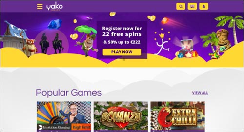 Yako Casino Home